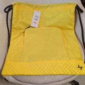 Lug Jumping Jack Drawstring Backpack - Yellow